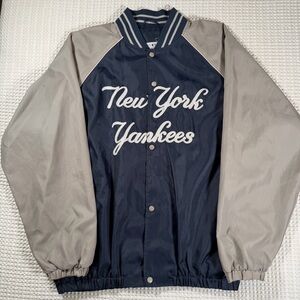 New York Yankees Satin Varsity Jacket Mens Size XL